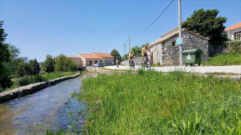 Cycling through the Konavle countryside, an active experience during a stay in Molunat
