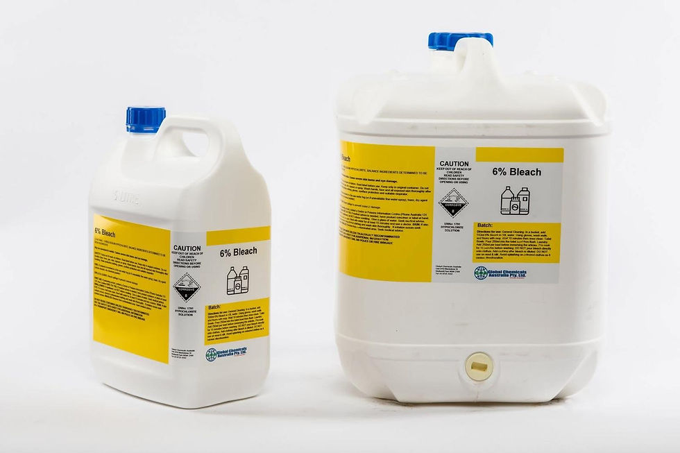 6% bleach