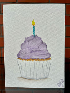 Birthday cupcake