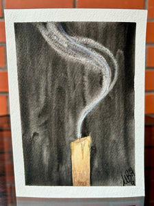 Extinguished candle