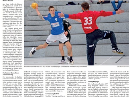 Der KTV Visp setzt auf einheimische Talente