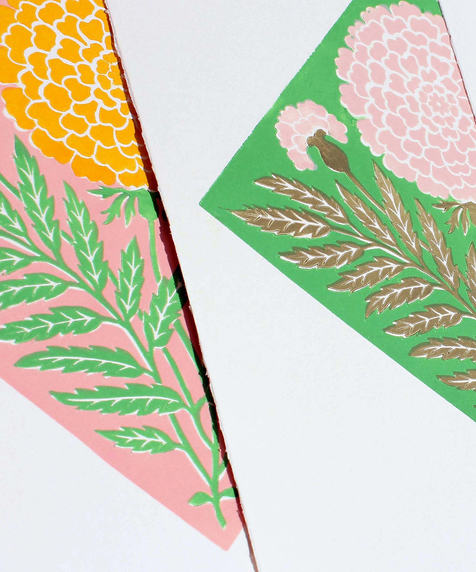 Thumbnail: MARIGOLD PRINT, PINK