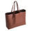 Thumbnail: brown rectangle tote angled view flatlay