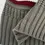 Thumbnail: gray colorblock cable-knit quarter zip sweater  fabric close up