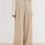 Thumbnail: Beige Straight-Leg Wool Trousers front view