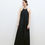 Thumbnail: black halter a line maxi dress  front view