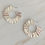 Thumbnail: Crinkled Art Hoop Earrings