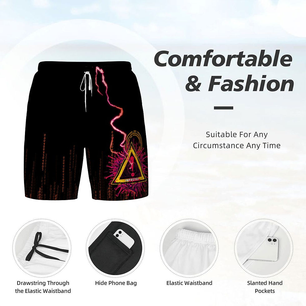 Miniature : Short de plage RADIOACTIVE