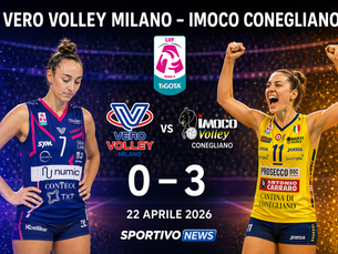 Conegliano è leggenda: Milano ko 3-0, Scudetto senza appello in Gara 4