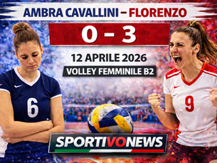 B2/F. Ambra Cavallini cade al Palazoli 3-0.