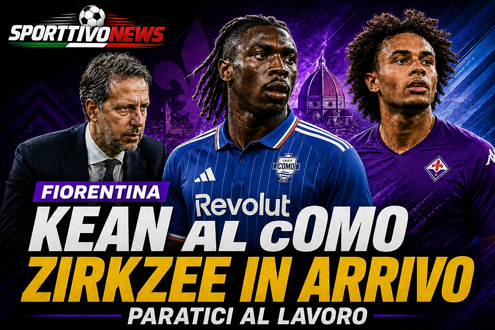 FIORENTINA, KEAN AL COMO. ZIRKZEE IN ARRIVO: PARATICI AL LAVORO.