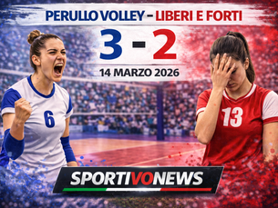 Volley F. B2: Perullo Volley, vittoria al tie-break: Liberi e Forti battuta 3-2