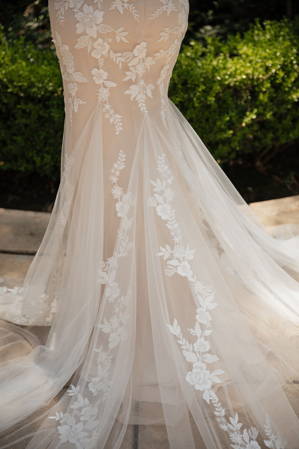 Thumbnail: Amara | S25506
Gown Info
Experience sophistication and allure with this exquisite gown, expertly crafted from delicate tulle, complete with a bodysuit inside for luxurious comfort. Adorned with intricate embroidered lace and shimmery beading, this gown epitomizes timeless elegance and beauty. The deep V-neckline enhances the neckline with a touch of daring allure, while the mermaid silhouette hugs every curve with grace and sophistication. Ideal for the bride who desires a blend of modern glamour and classic romance, this gown promises to captivate hearts and create unforgettable moments on your special day.

Material
Lace/Tulle

Color & Size
Shown in Ivory/Nude

Also available in Ivory/Ivory

Available Sizes: 2 - 28 / 14W - 32W Size Chart