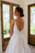 Thumbnail: Kyanna | S231714
Gown Info
Perfect for the bride looking for something sultry yet classy, Kyanna is a lace and tulle ball gown with a deep V front neckline that will meet all your needs! Thin illusion straps with beaded edges and a beaded belt embellished waist add beautiful light catching details. The plunging V back neckline, cascading lace appliques on the skirt and chapel length train make Kyanna a true stunner!

Material
Lace/Tulle

Color & Size
Ivory/Champagne

Ivory/Ivory

Sizes available - 2-28 / 14W-32W