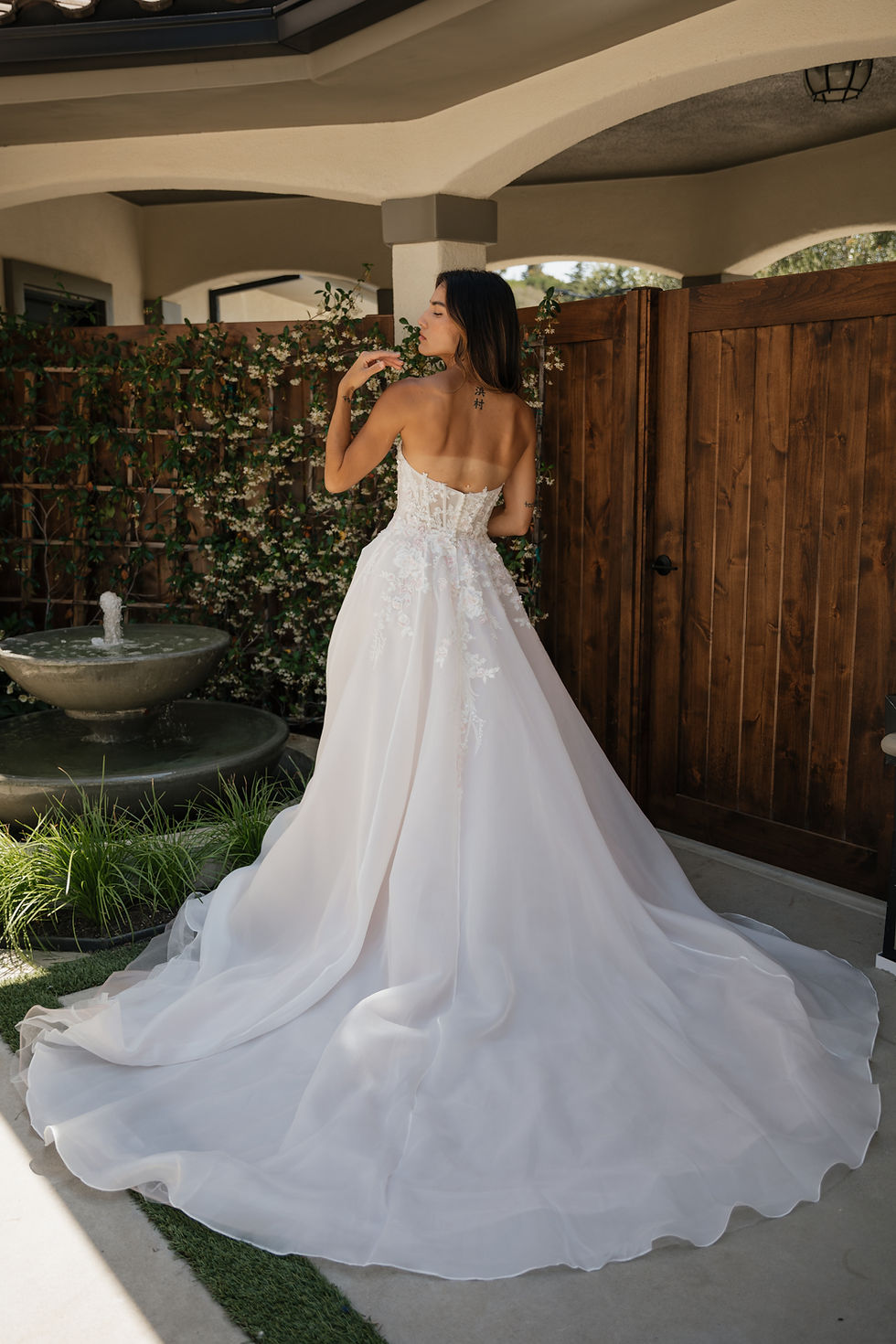 Thumbnail: Lilah | S25516
Gown Info
Enter a world of enchantment with this exquisite gown, where layers of delicate organza, airy tulle, and pink tulle are adorned with intricate 3D embroidered lace. The sweetheart neckline elegantly frames the shoulders with a touch of classic sophistication. Flowing into a voluminous A-line skirt, this silhouette creates a majestic presence, perfect for the bride envisioning a fairytale wedding. Designed to captivate and inspire, this gown promises to create a truly magical and memorable wedding day experience.

Material
Lace/Tulle/Organza

Color & Size
Shown in Ivory/Light Pink

Also available in Ivory/Ivory

Available Sizes: 2 - 28 / 14W - 32W Size Chart