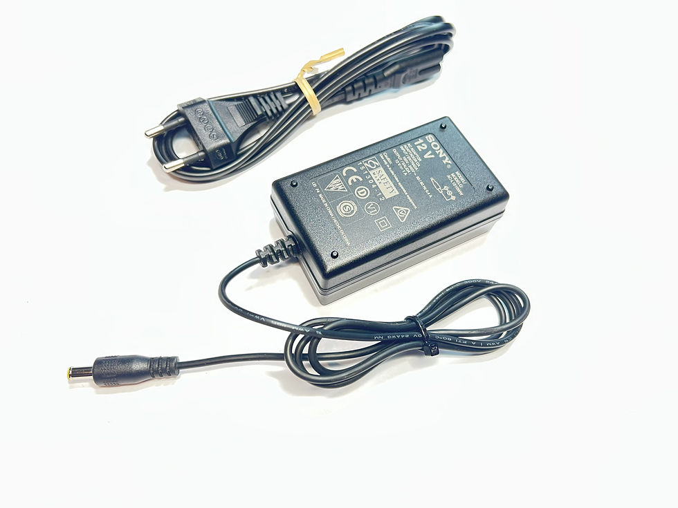 Miniatura: Oryginalny zasilacz Blu-ray Sony AC-L1210WW 12 V 1 A (bolcowy środkowy 5,0 x 3,0 mm)