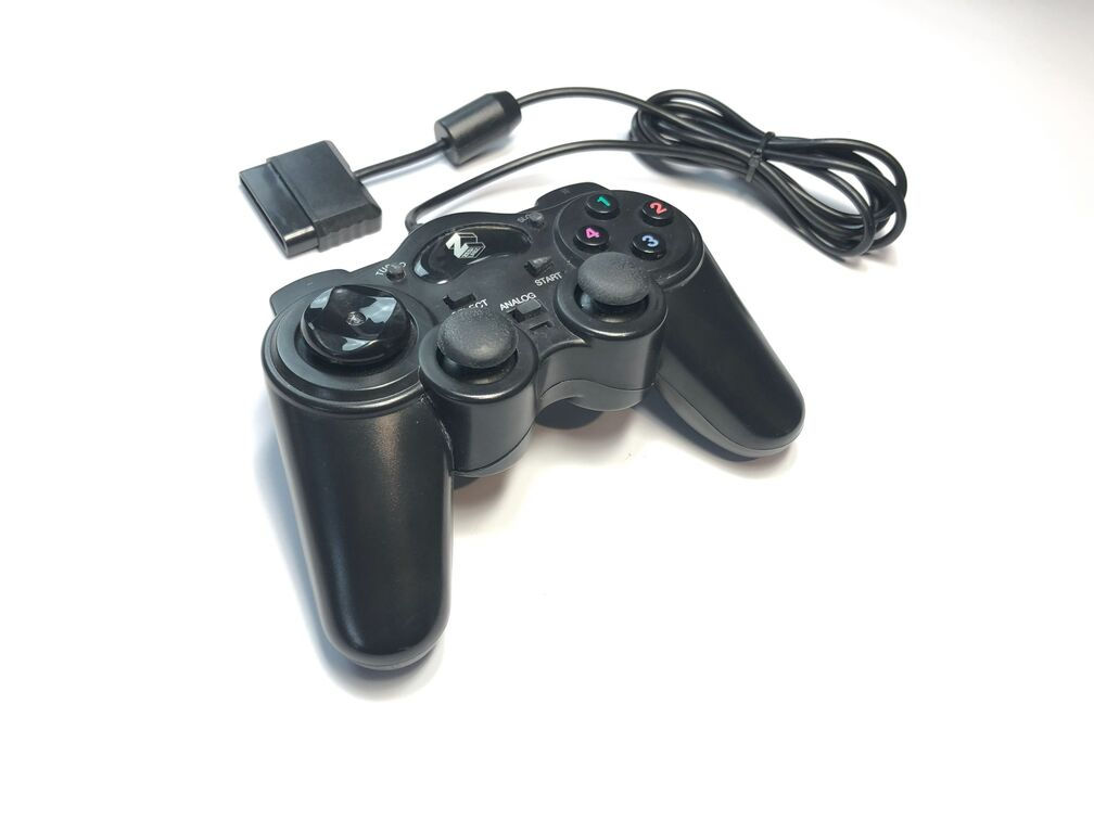 ZedLabz ZL400711 Wired Controller for PlayStation PS2 & PS1 - Black