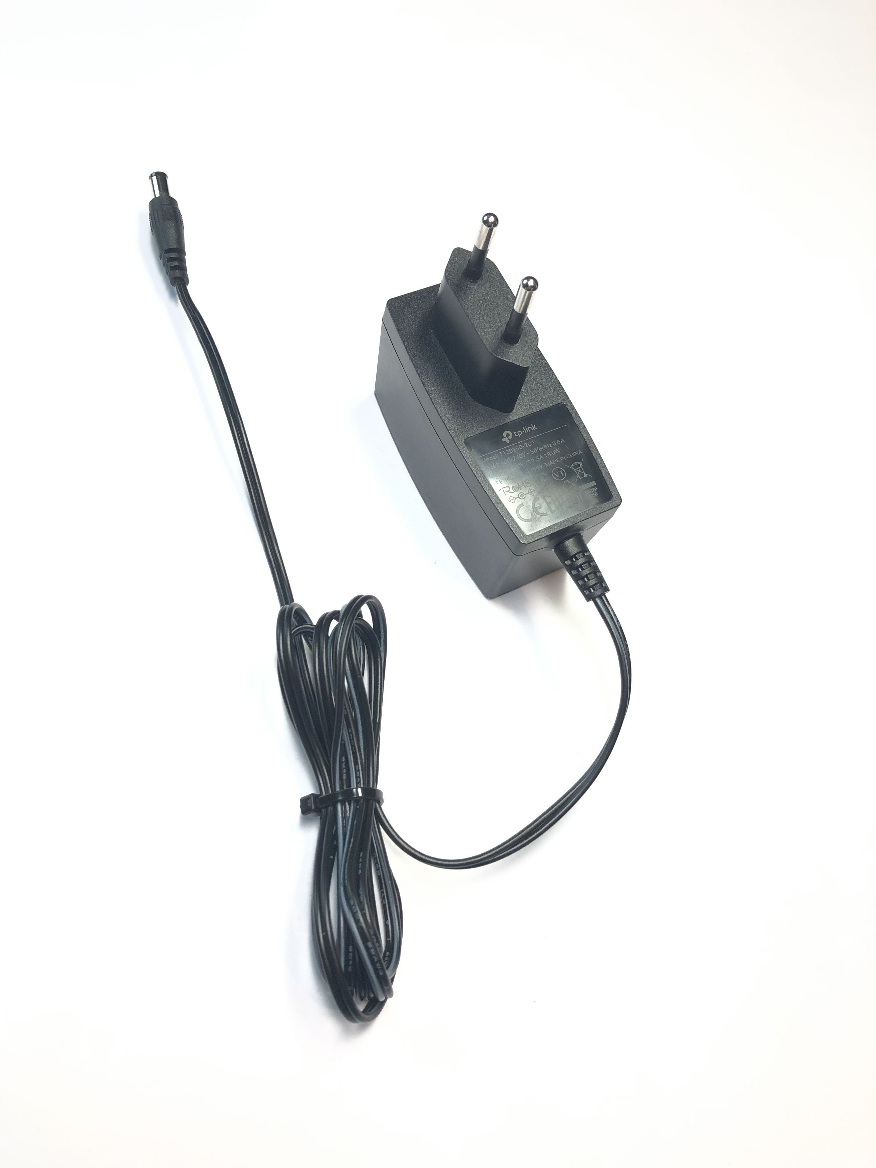TP-Link T120150-2C1 Power Adapter - 12V 1.5A for Archer Routers (5.5 x 2.1 mm)