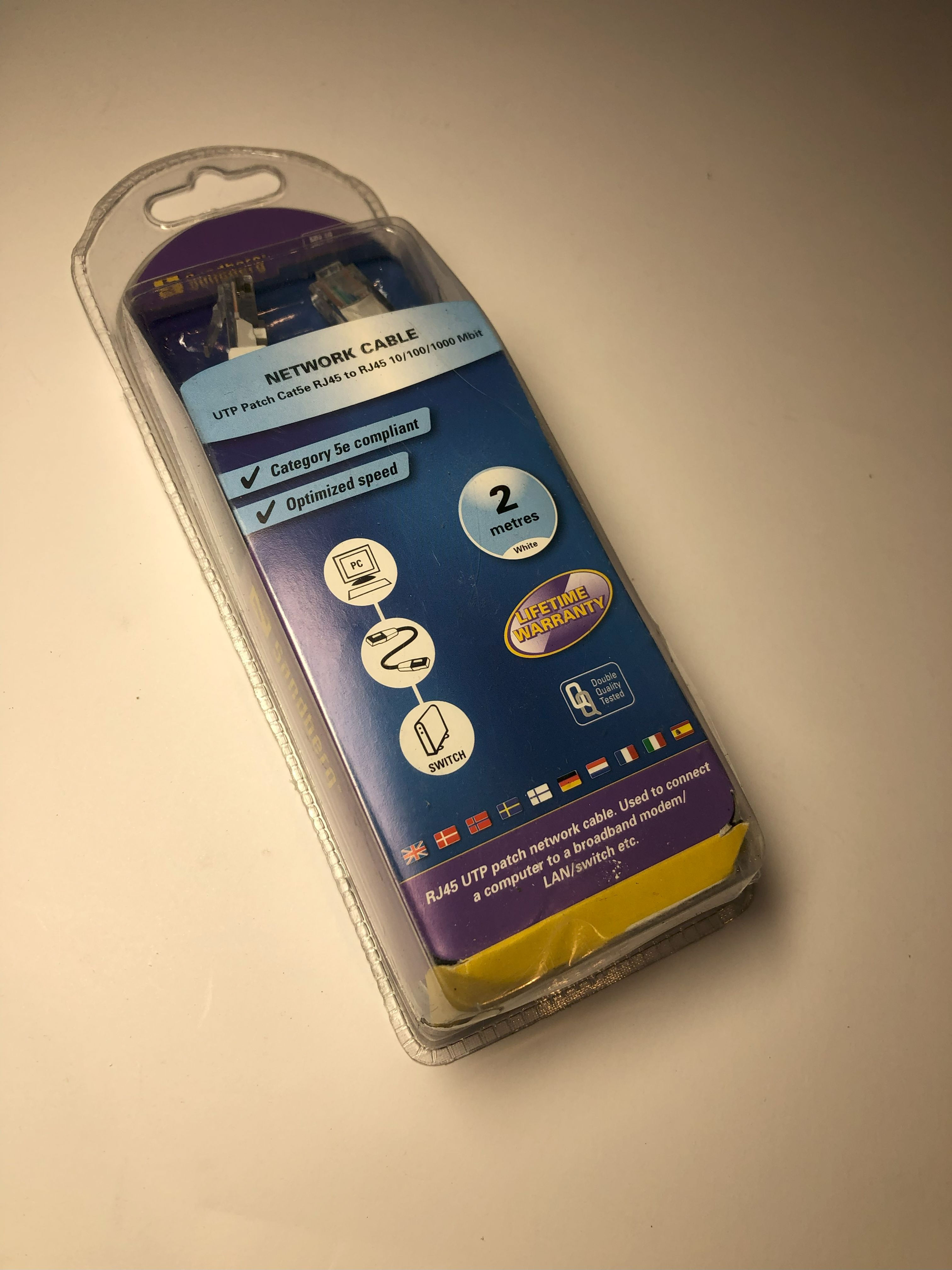 Sandberg 503-99 Network Cable UTP Cat5e RJ45 UTP network cable 2 m