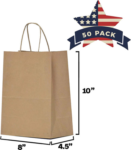 PAPER BAGとPAPER ３個 White Paper Shopping Bags - 5 1/4 x 3 1/4 x 8 1/4