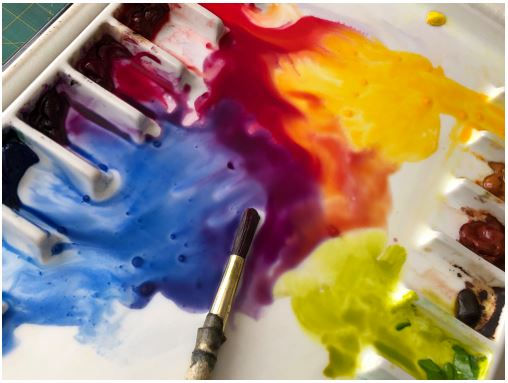 KVAL Second Saturday Workshop: Watercolor Painting with Tamara and Larry