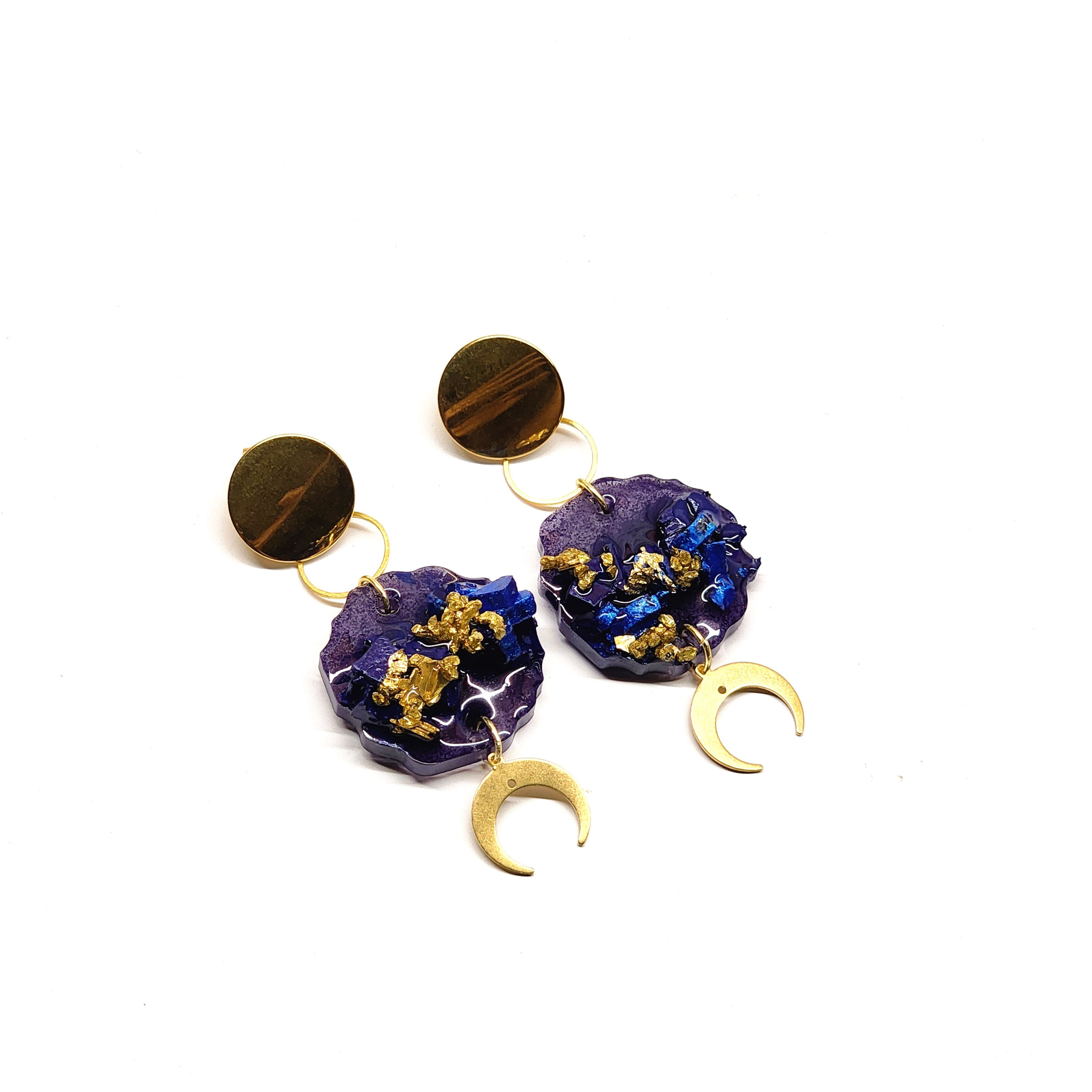 Handmade Geode Earrings