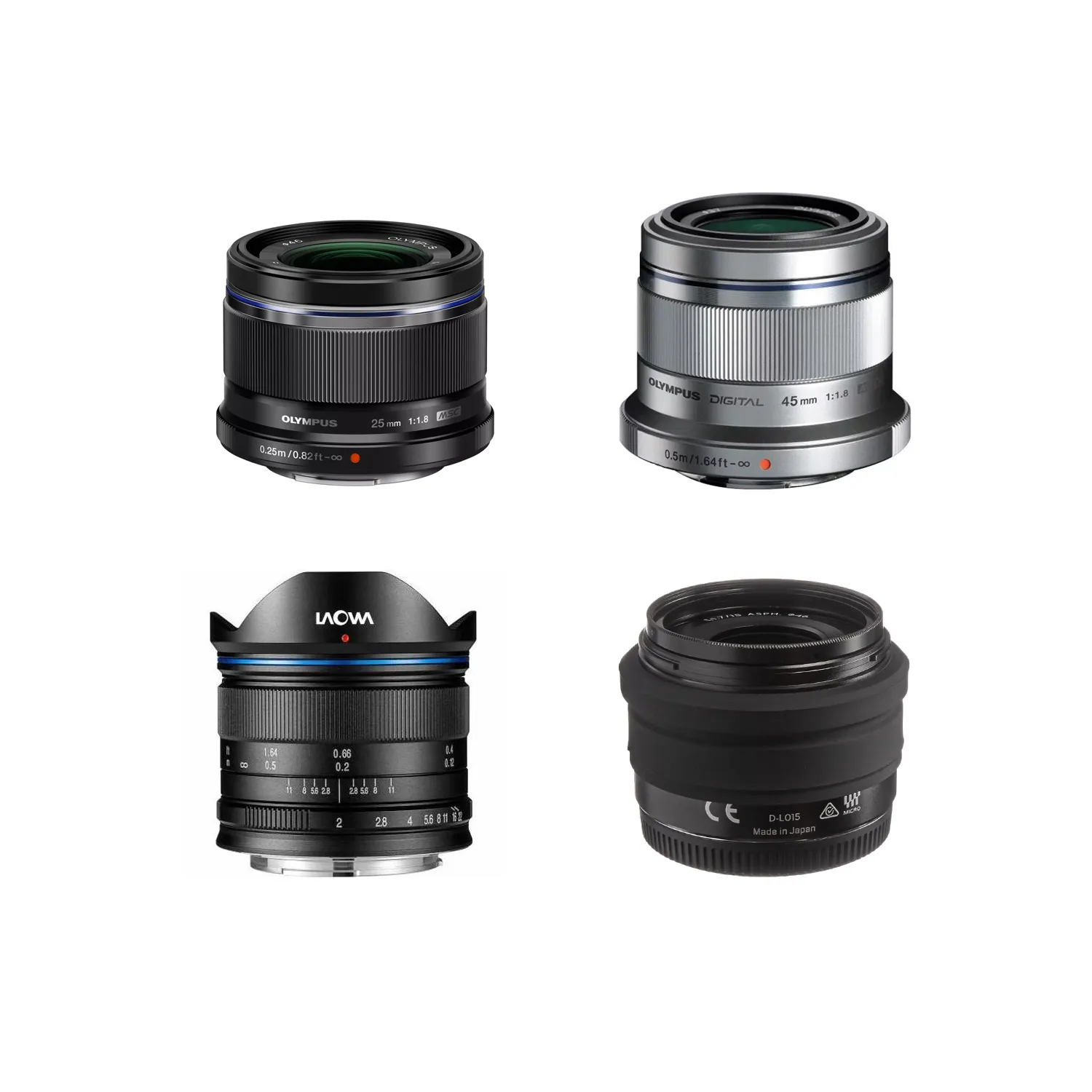 Obiektywy DJI Inspire 2 X5s 7,5mm15mm25mm45mm