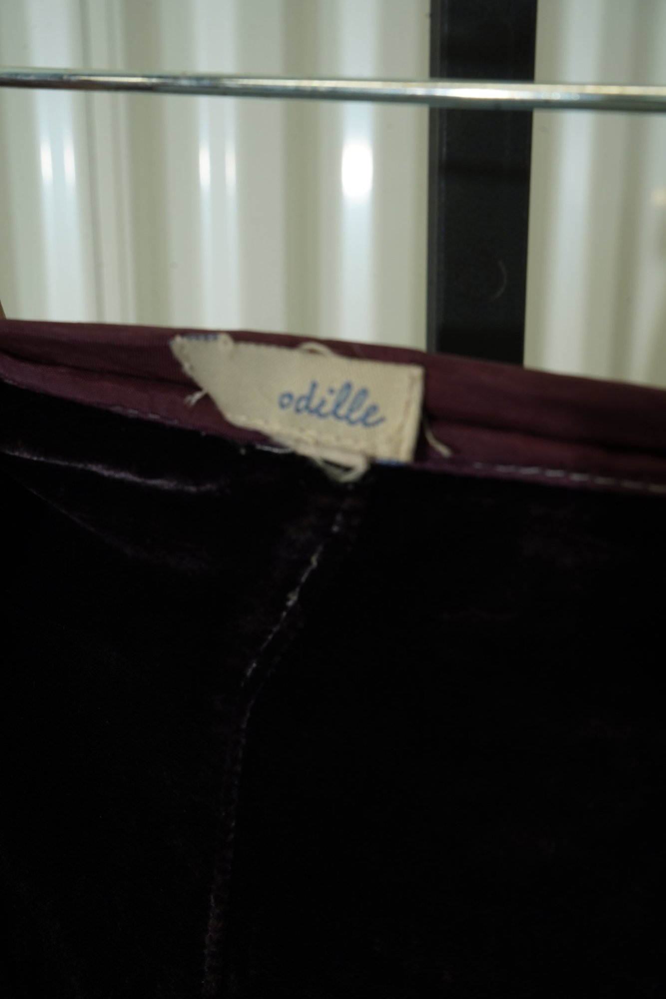 2000s-2010s odille Purple Velvet Flared Skirt, image 7