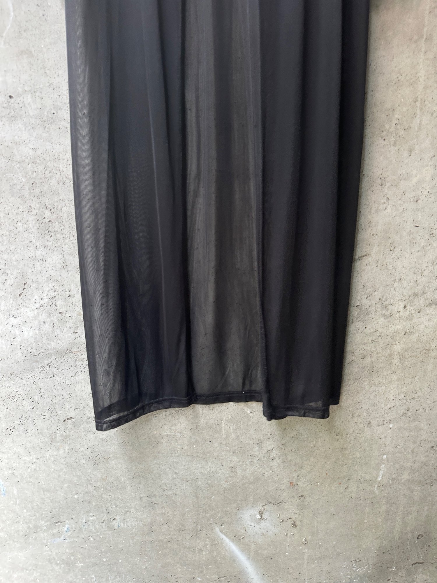 2000s-2010s DREAM PARIS Sheer Black Long Duster Cardigan, image 5