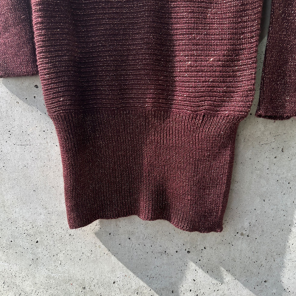 Thumbnail: Marina Brown Gold Glitter 2000's Sweater Dress