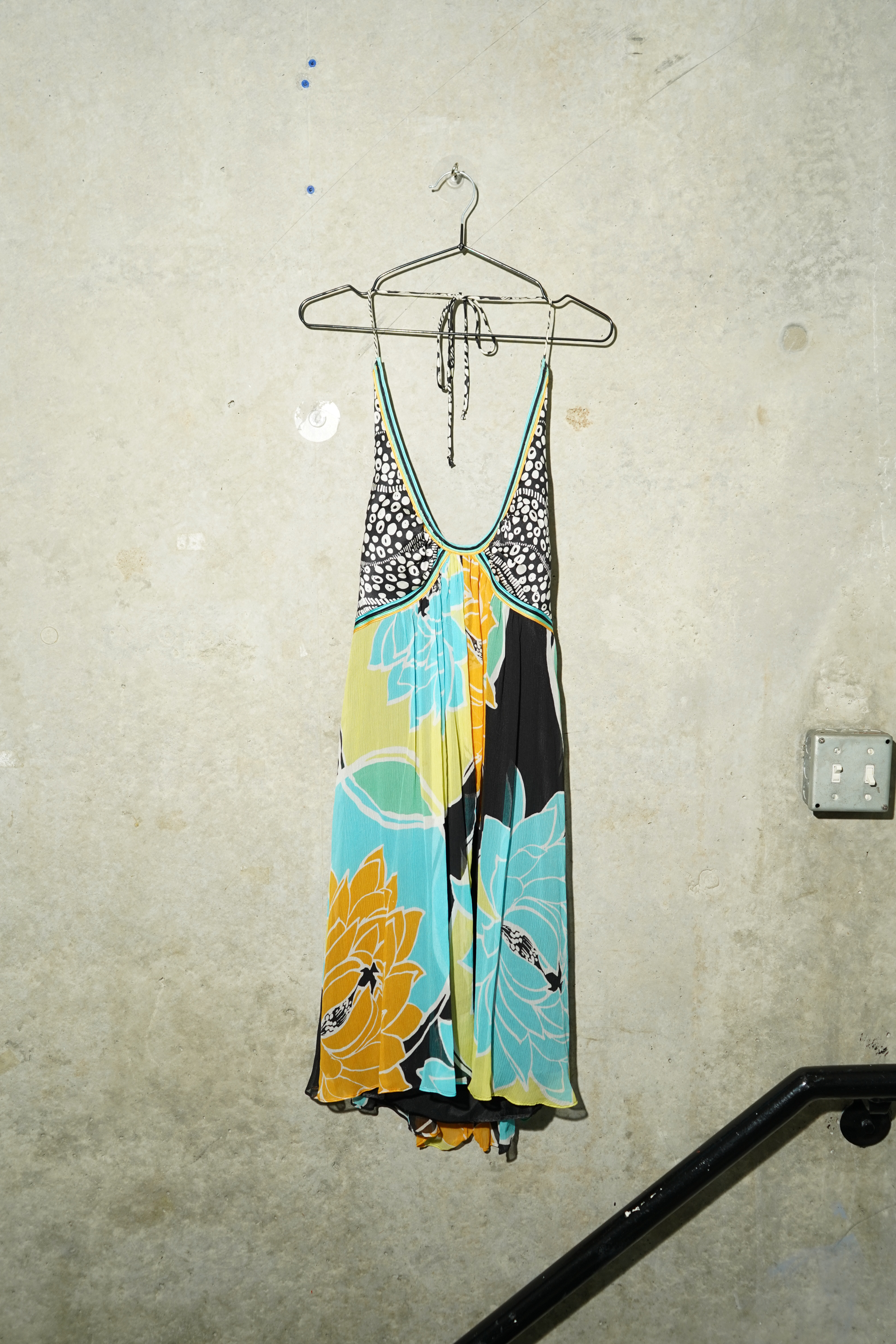 JAX Silk Dot Halter Dress — image 2