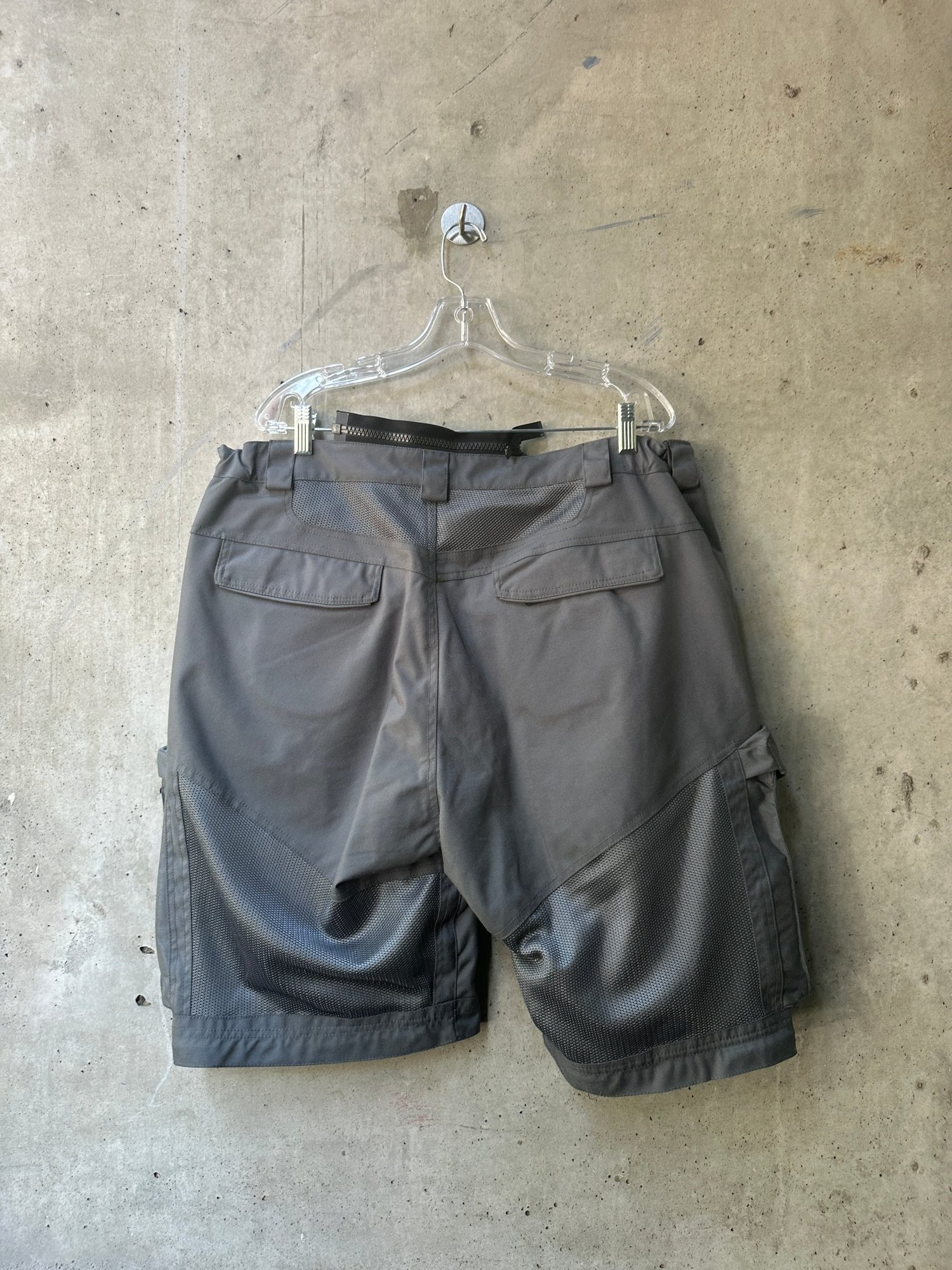 Olympia Moto sport Grey Cargo Shorts, image 6