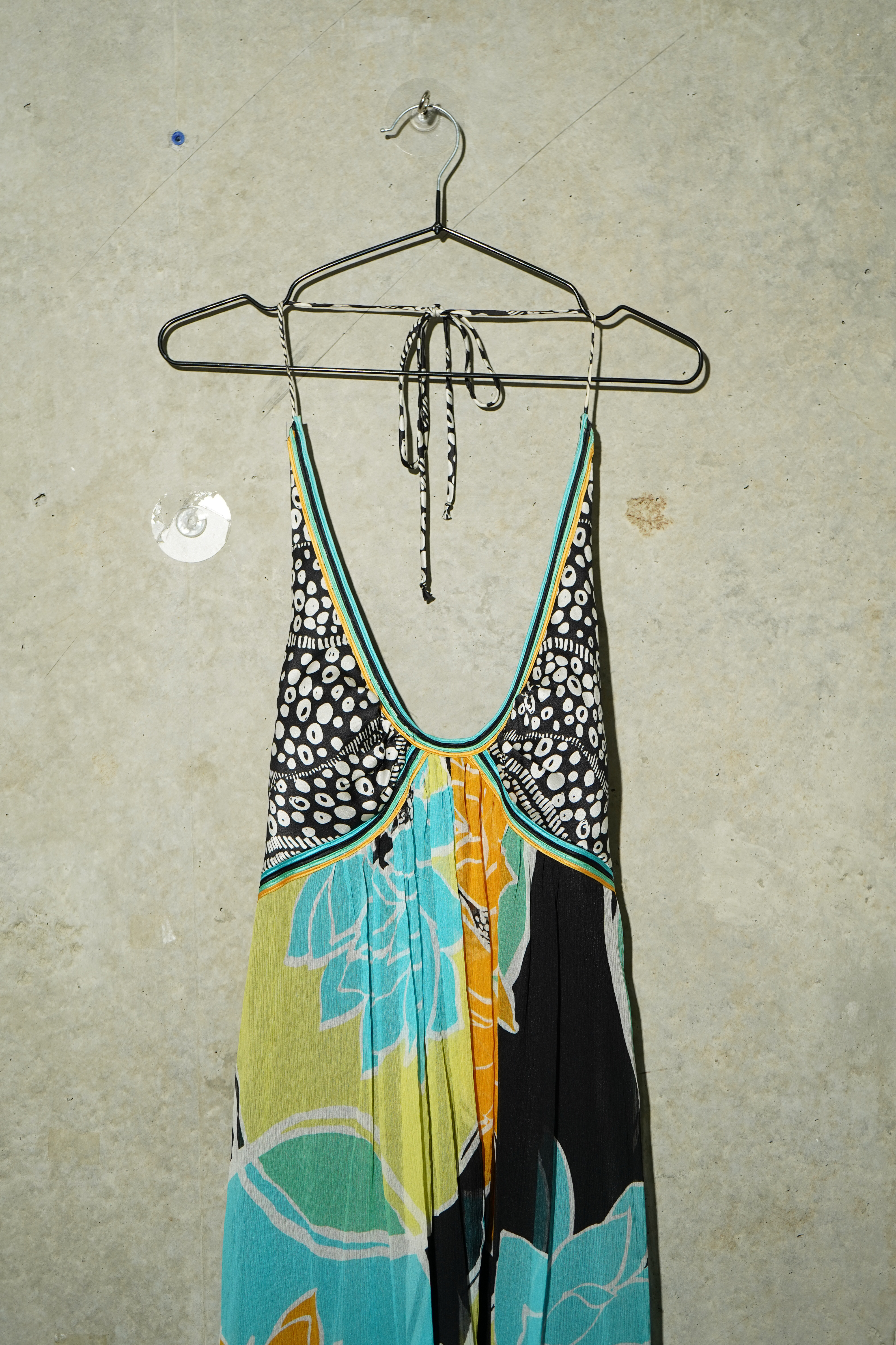 JAX Silk Dot Halter Dress — image 3