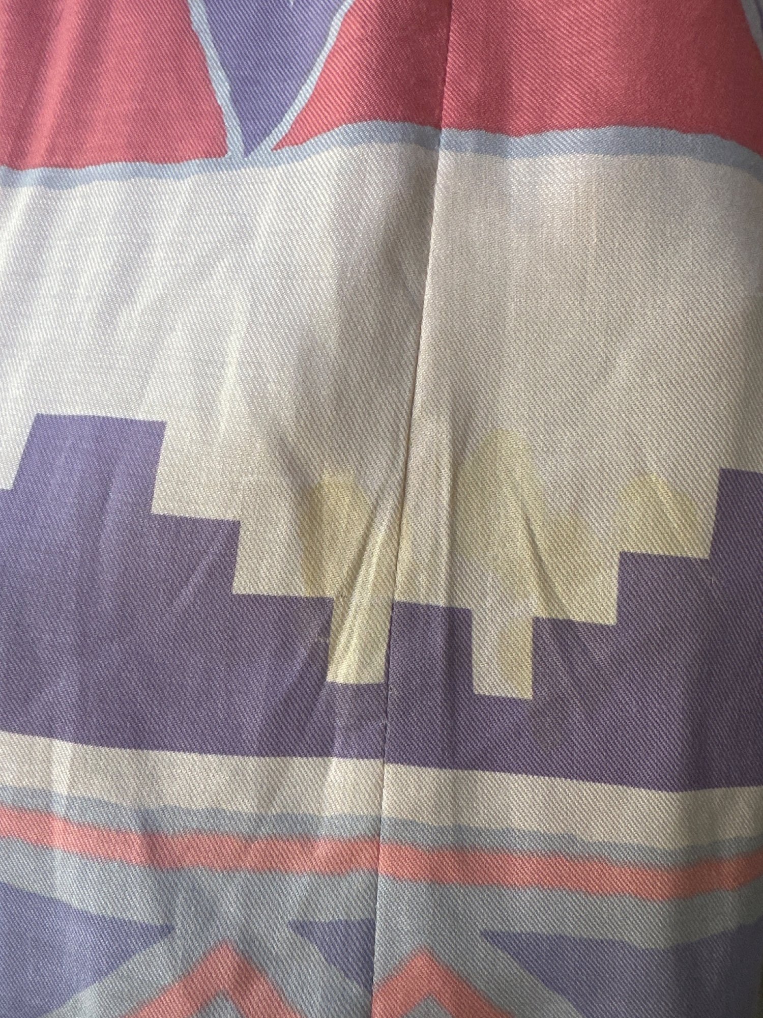 1980s Ice Aztec Print Button-Front Pleated Midi Skirt, image 4