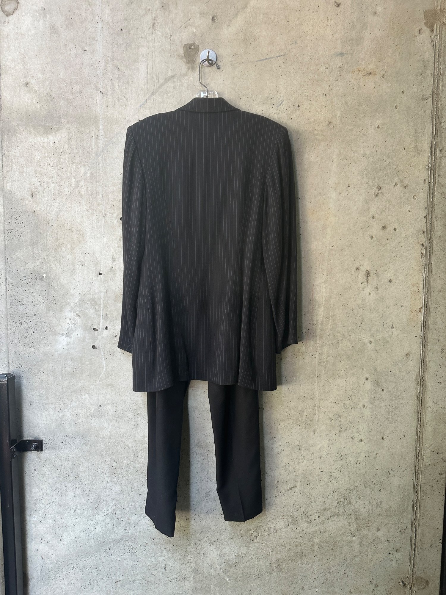 1980s-1990s BATISTE Pinstripe Blazer and Trouser Suit Set, image 5