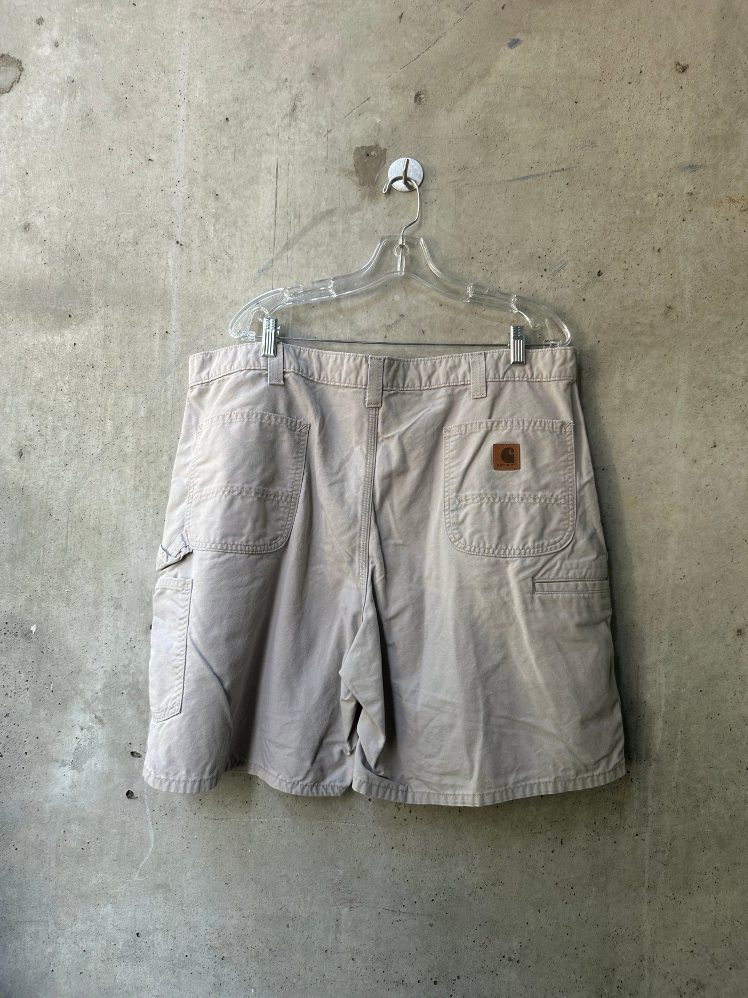 1990s-2000s Carharrt Vintage Khaki Carpenter Shorts, image 4