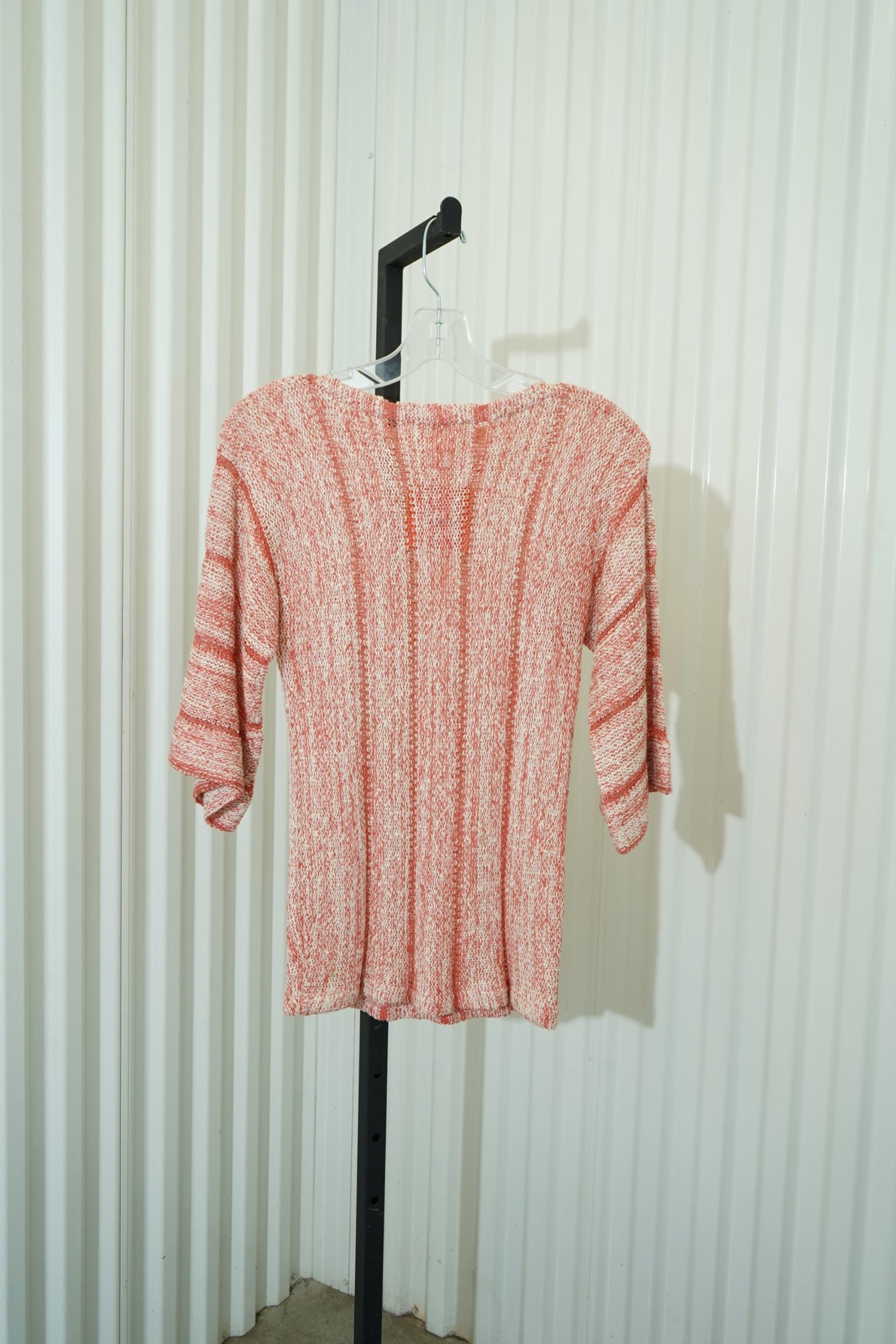 70s Mary Farrin Pink Marled Knit Sweater, image 7