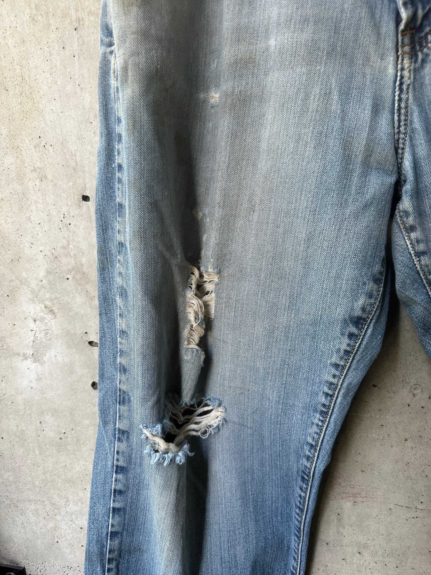 2000s Lucky Distressed Lucky Jeans, image 2