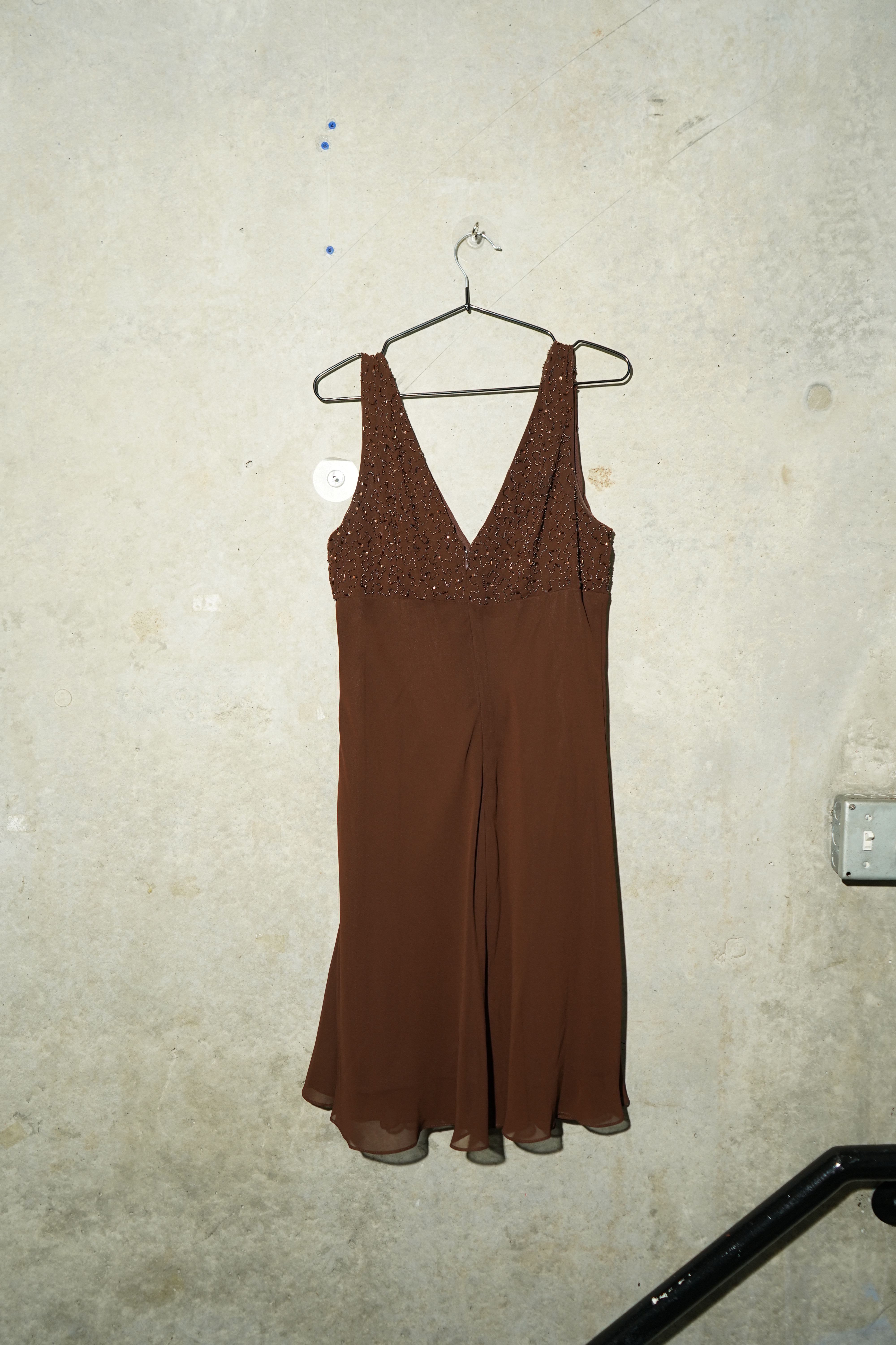 Eva Blue Beaded Cocktail Dress — image 4