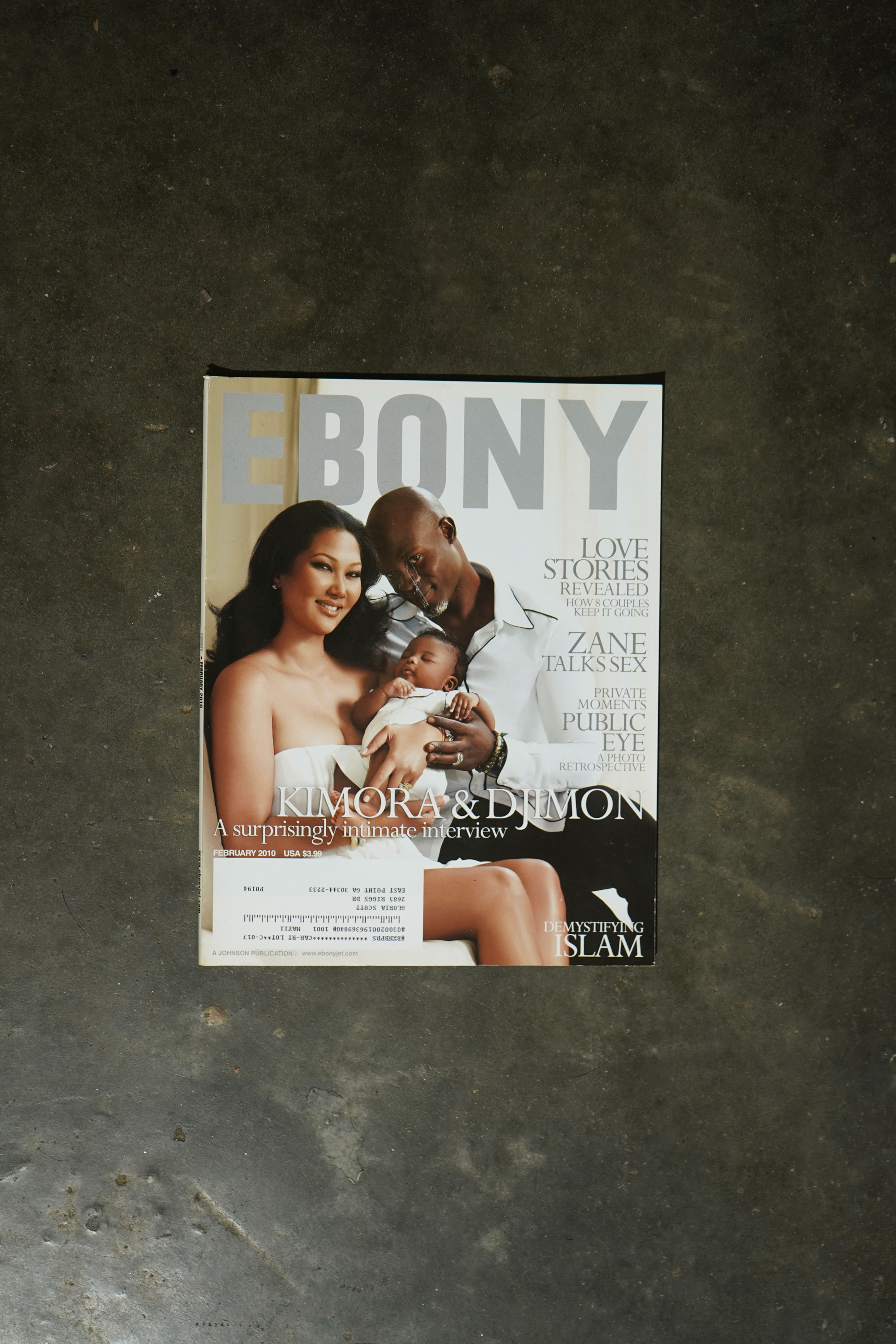 EBONY FEBRUARY 2010 “KIMORA & DIJON” Magazine 