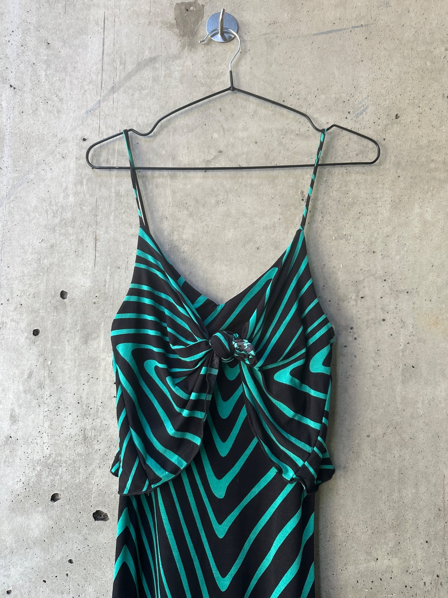2000s Charlotte Russe Chevron Print Maxi Dress, image 2
