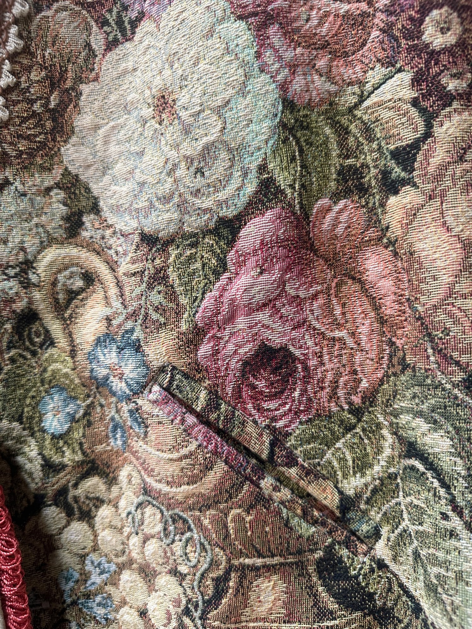 Fringe Trim Jacket with Embroidered Label, image 3