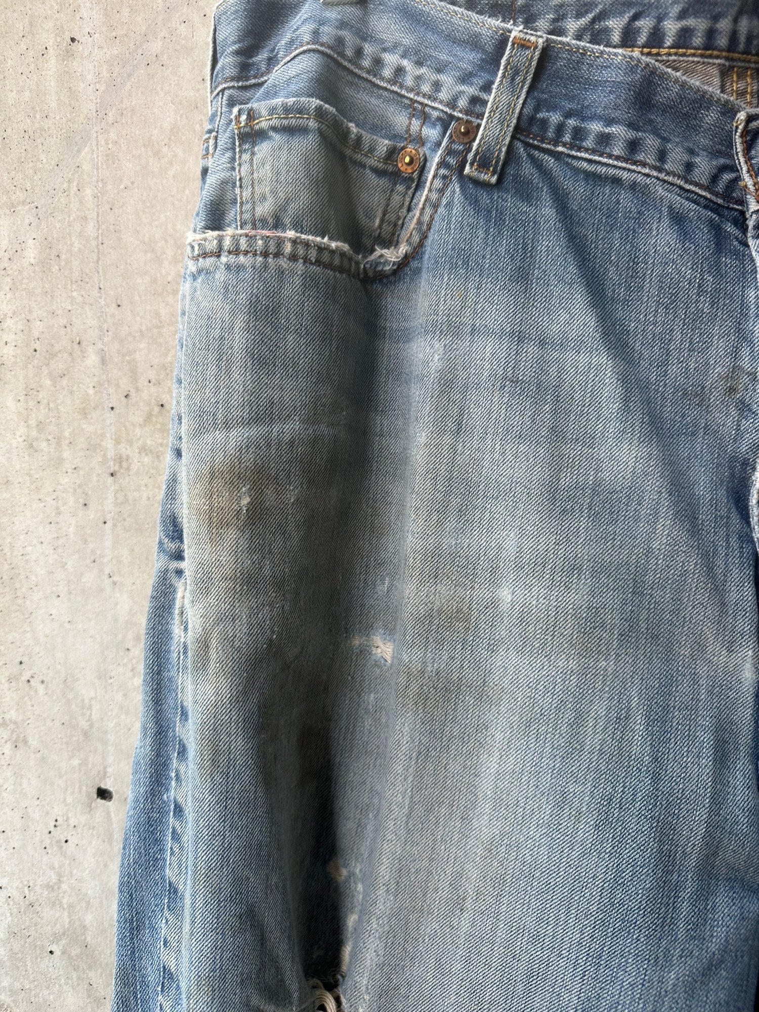 2000s Lucky Distressed Lucky Jeans, image 3