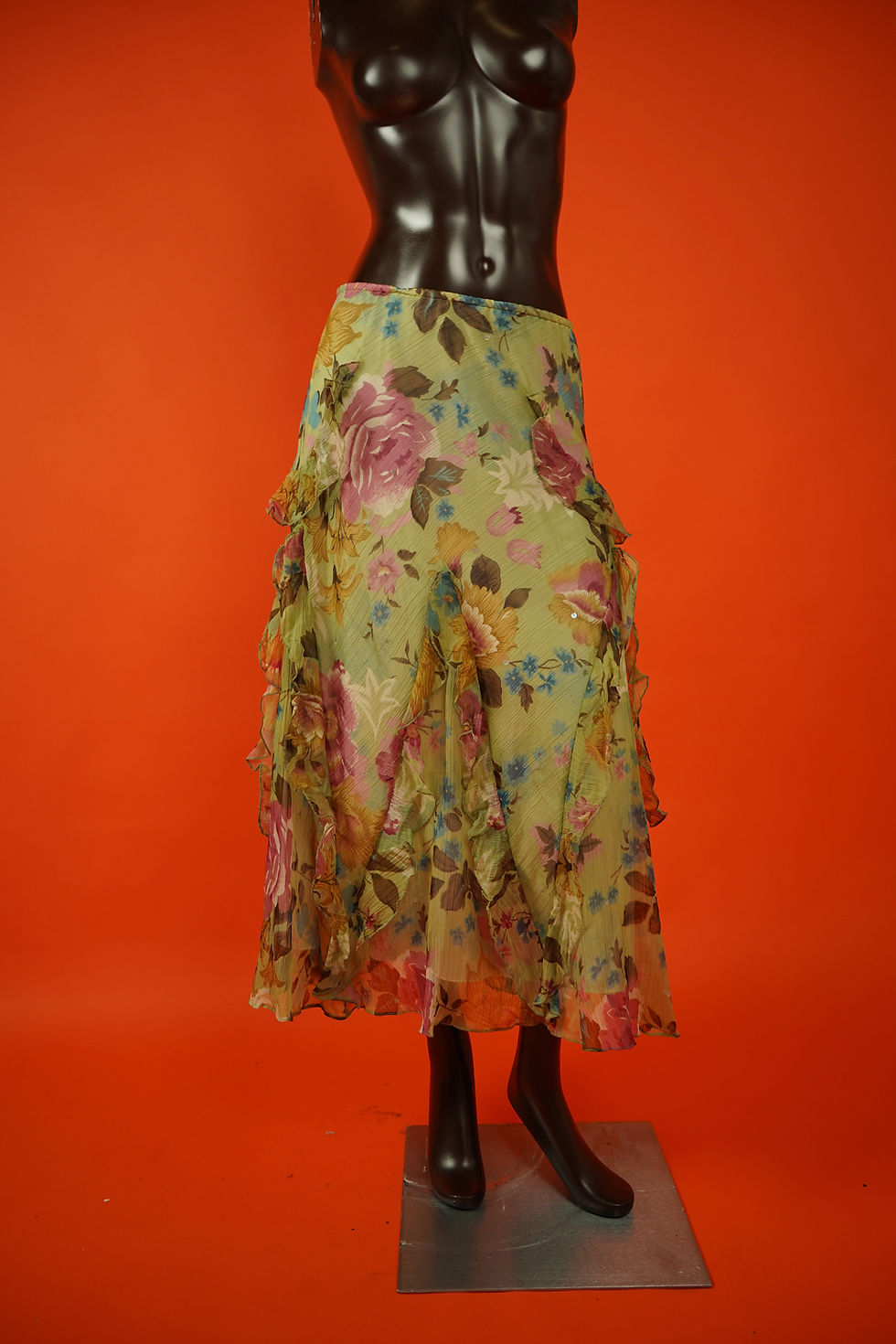 Thumbnail: Anage Too Silk Floral Skirt