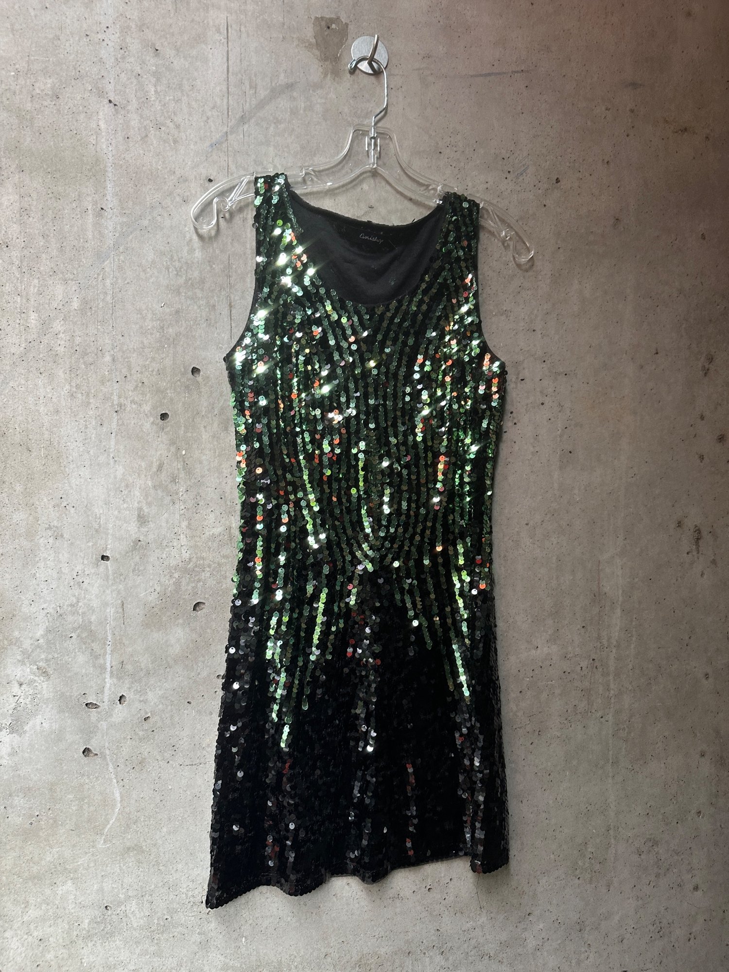 2000s-2010s Eunishop Sequin Sleeveless Mini Dress, image 4