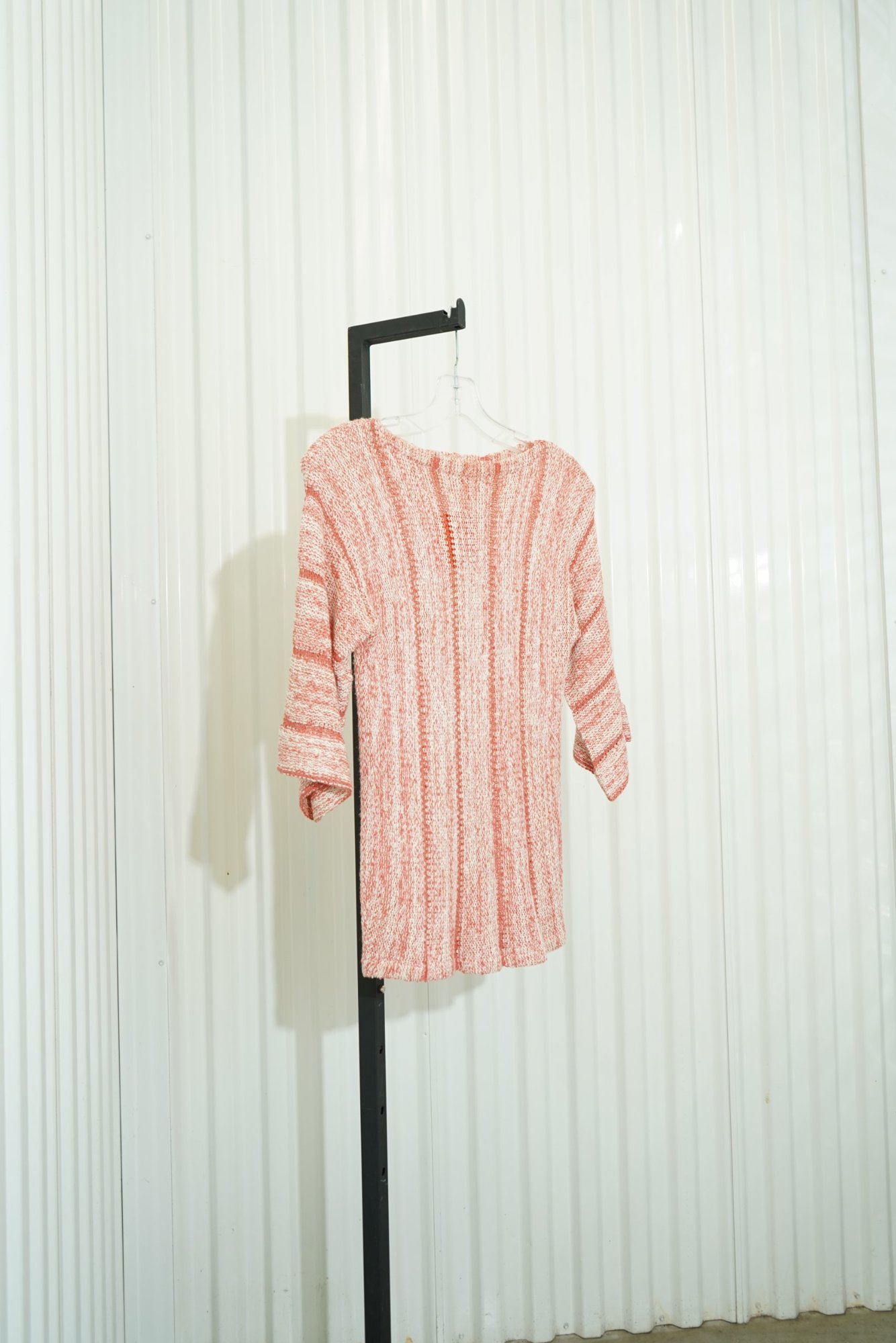 70s Mary Farrin Pink Marled Knit Sweater, image 2