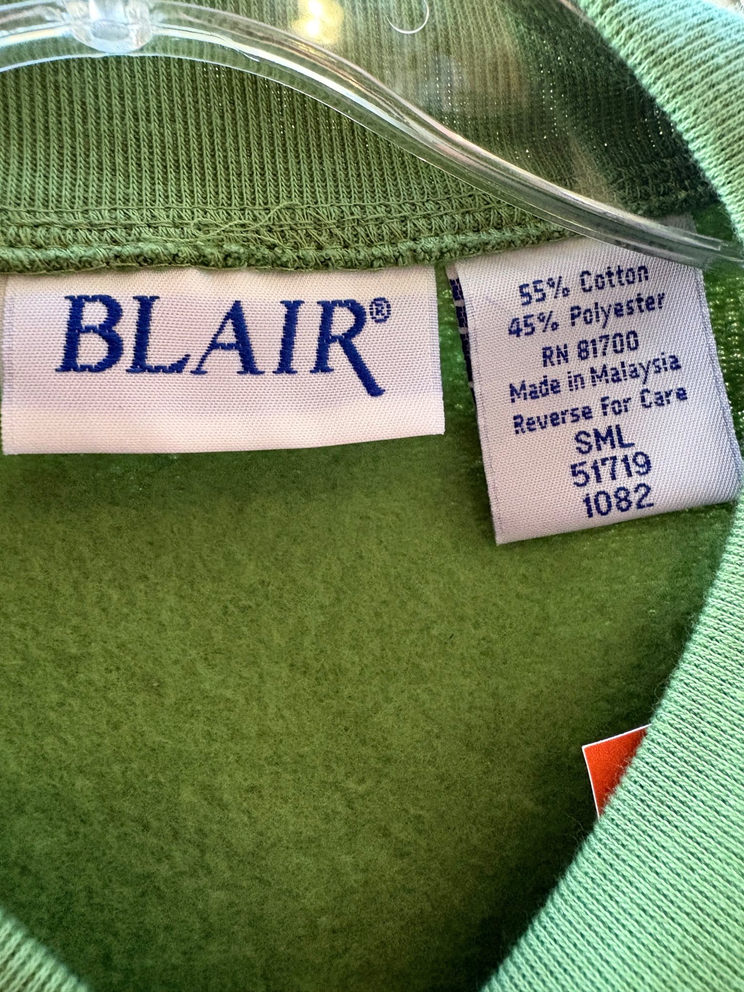 Blair 1980s Green Button up sweater, image 4