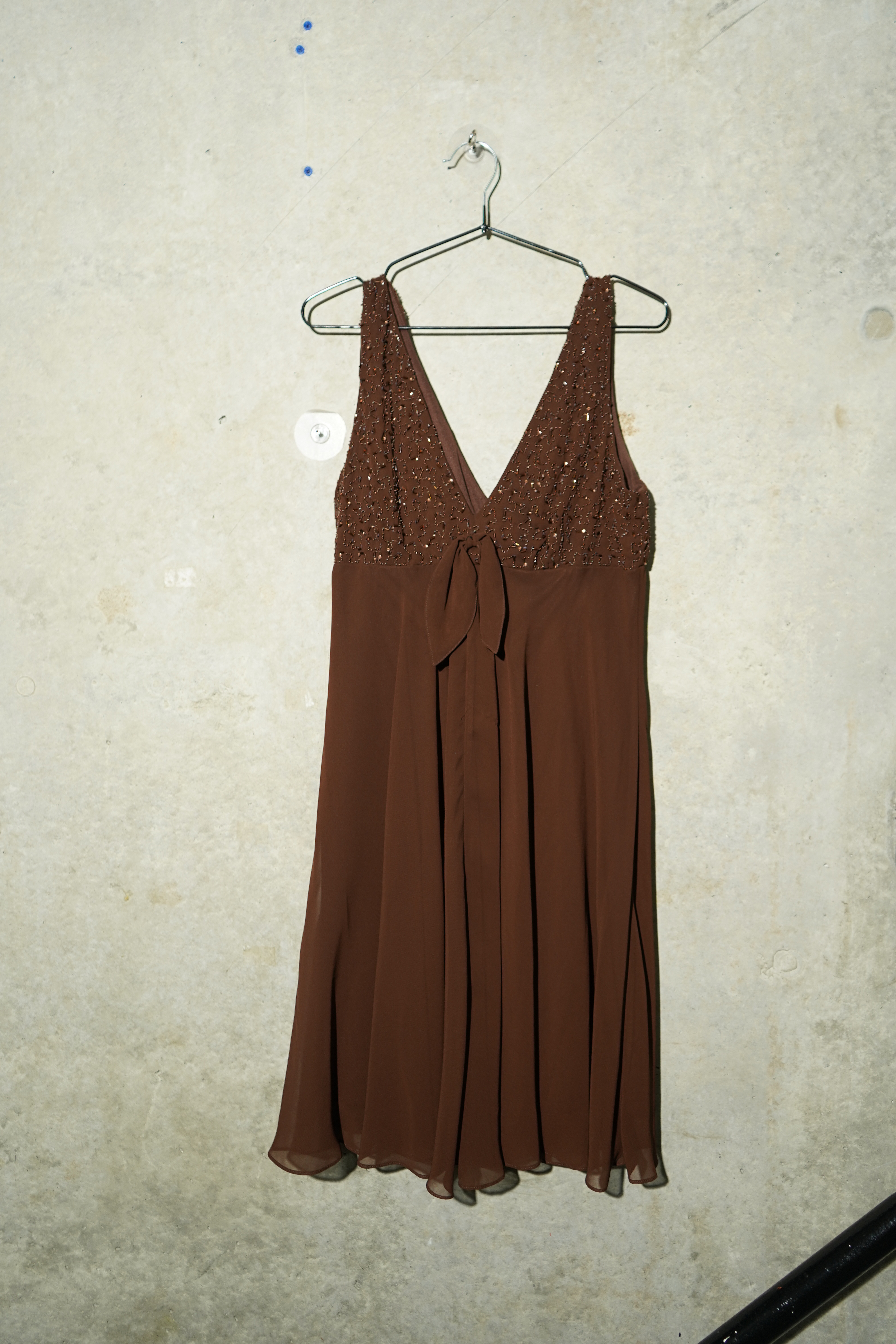 Eva Blue Beaded Cocktail Dress — image 2