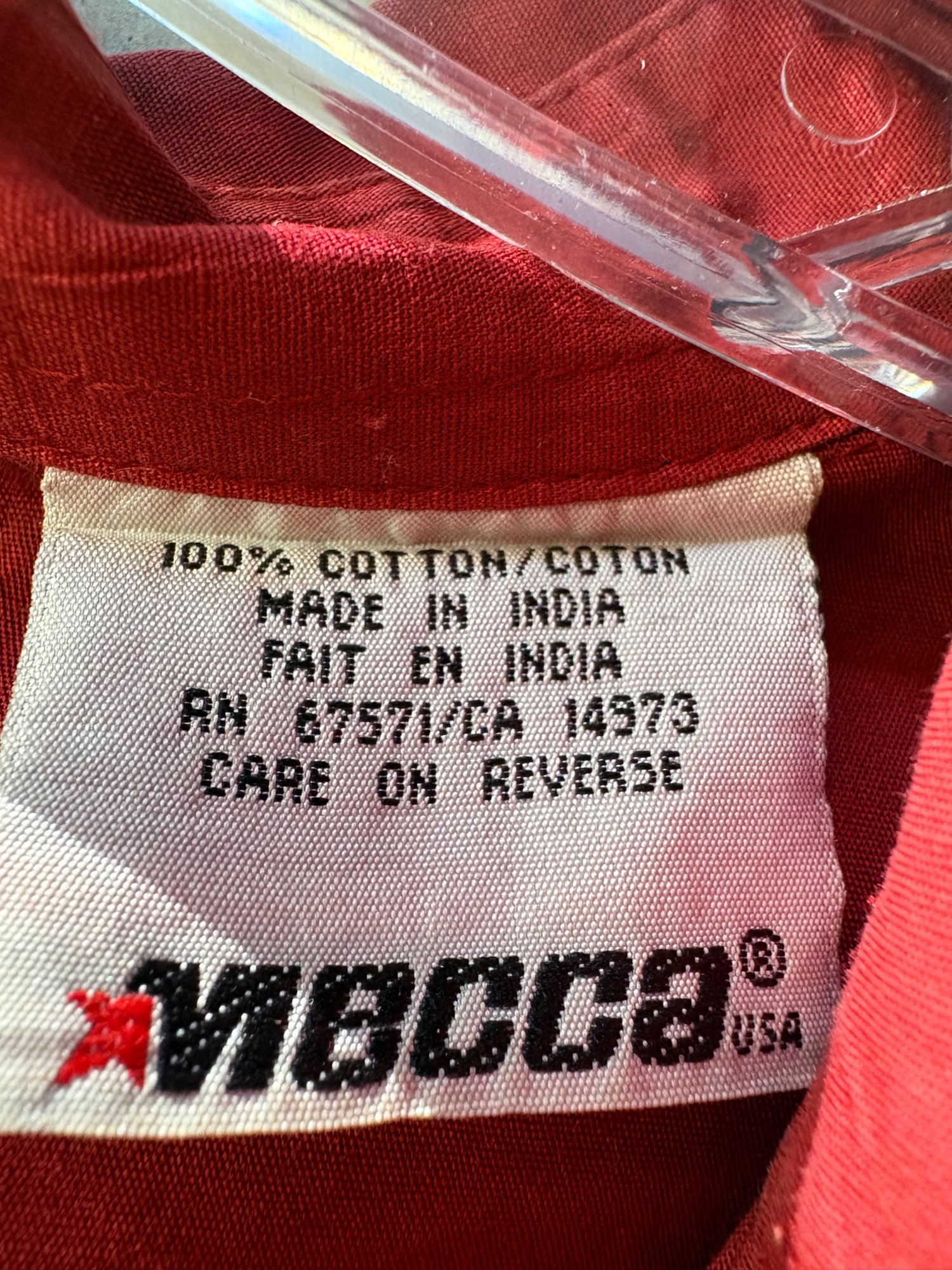 1990s Mecca Embroidered Button UP, image 5