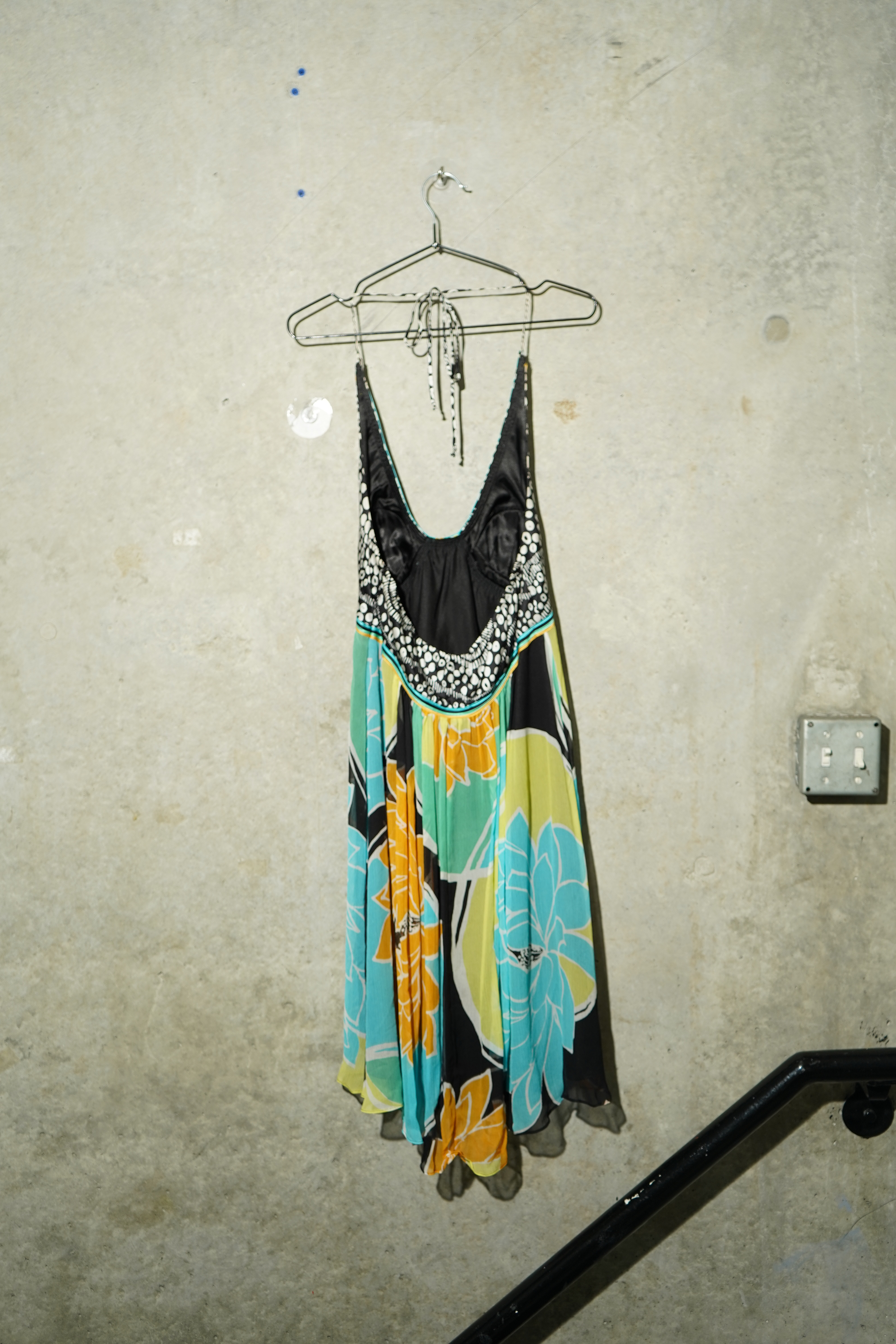JAX Silk Dot Halter Dress — image 5